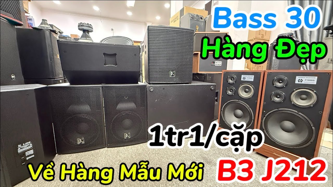 Cập Bến Lô Hàng Mới - Loa Bãi Bas 30 B3 J212 1TR1/CẶP HÀNG CÒN ZIN LH:0832-328-885