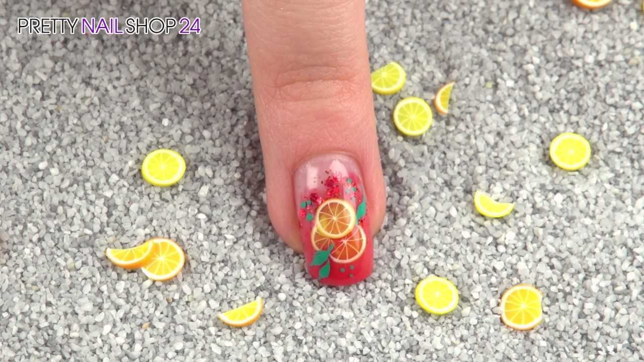 Jolifin Fimos: fresh and fruity Fimo Nailart