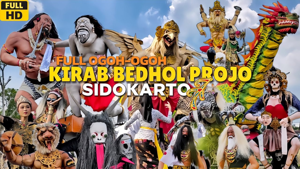 FULL KONTINGEN‼️Kirab Bedhol Projo Sidokarto 2025 | Manunggaling Projo 77 Full Ogoh Ogoh