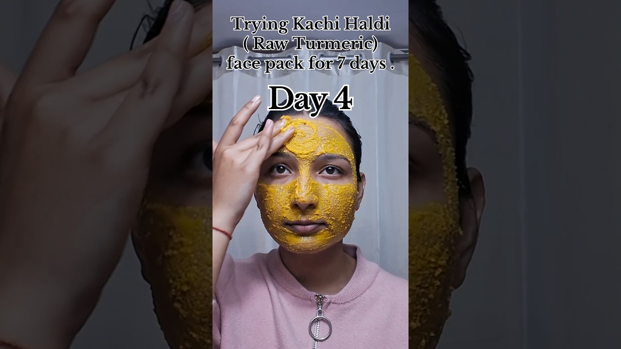 kachi haldi ( Raw Turmeric) Face pack 