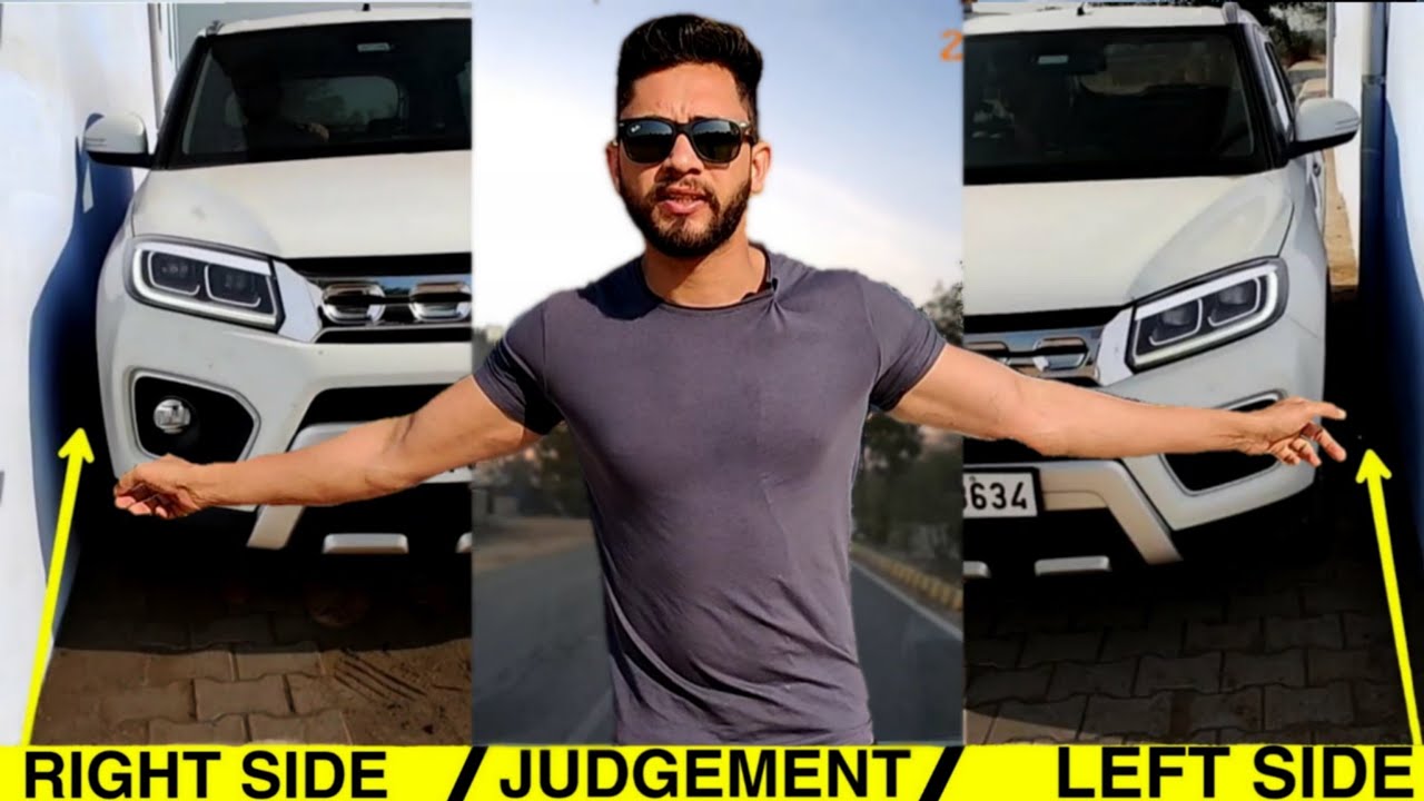 Part-14 | Car FRONT, LEFT & RIGHT Judgement of car in Heavy Traffic or Narrow Street |