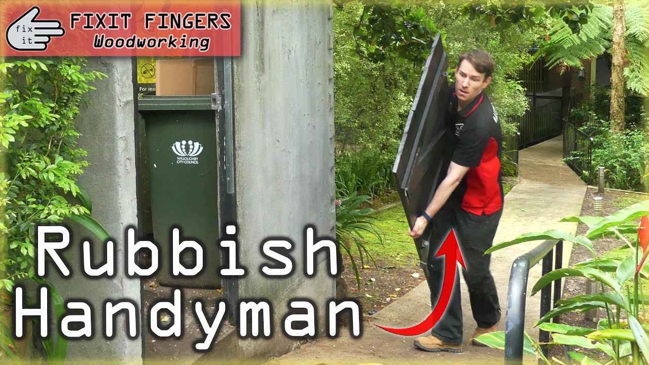 Repairing a Wooden Gate (All Chop, No Chat ASMR #Woodworking )