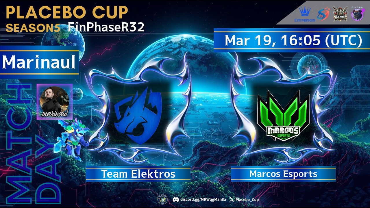 TEAM ELEKTROS VS MARCOS ESPORTS PELO PLACEBO CUP #clashofclans