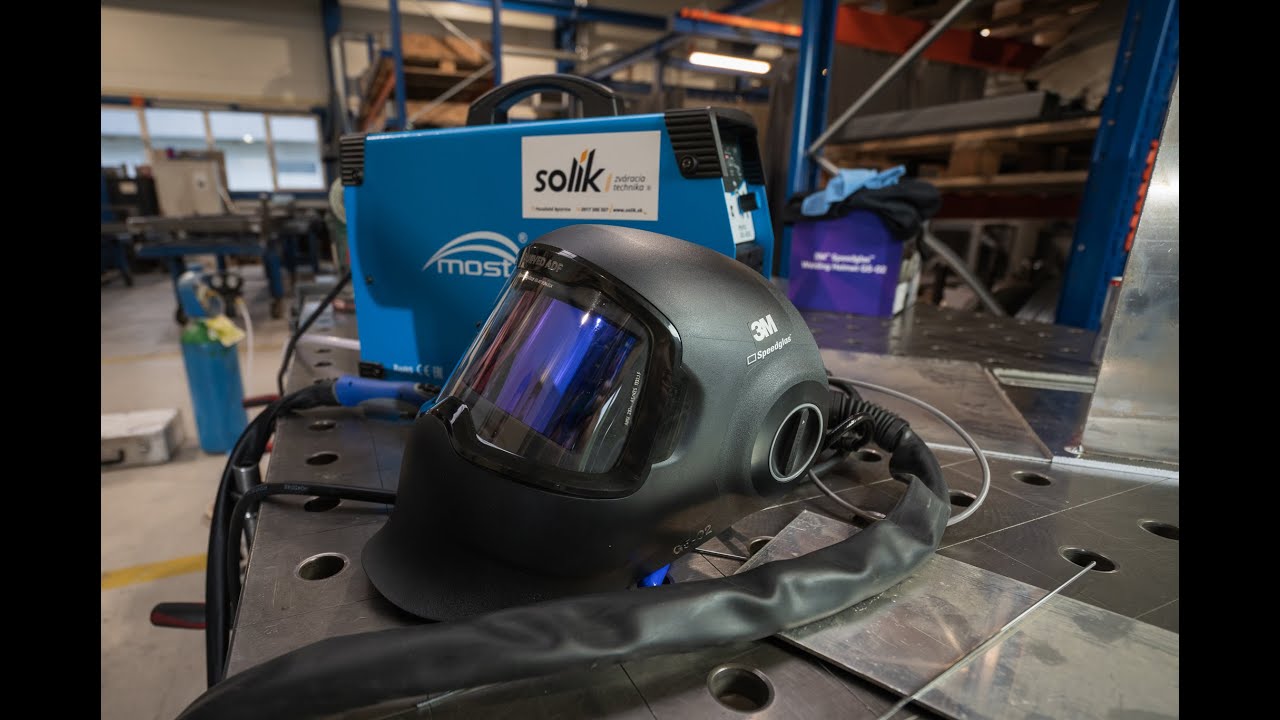 Nová zváracia kukla 3M Speedglas G5-02 na TIG zváranie so zahnutým priezorom