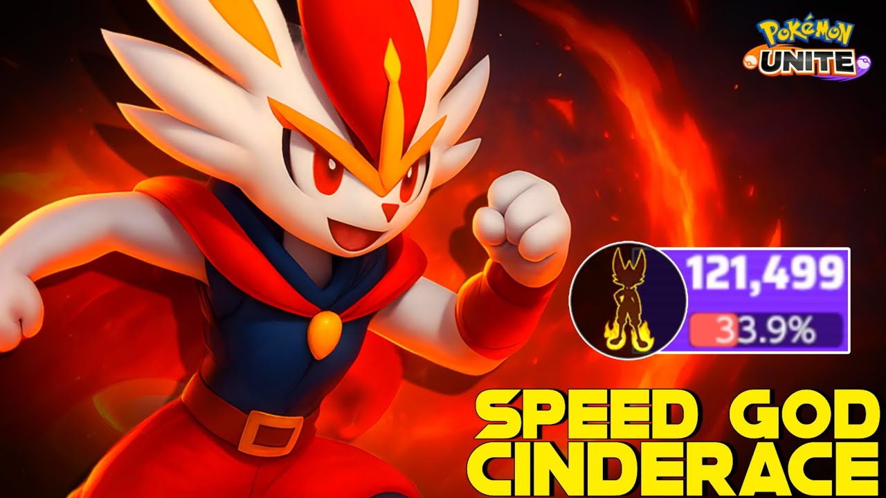 MY CINDERACE IMPROVED THE IMAGE OF RANDOM CINDERACE PLAYERS BUT... 😎 | POKEMON UNITE 