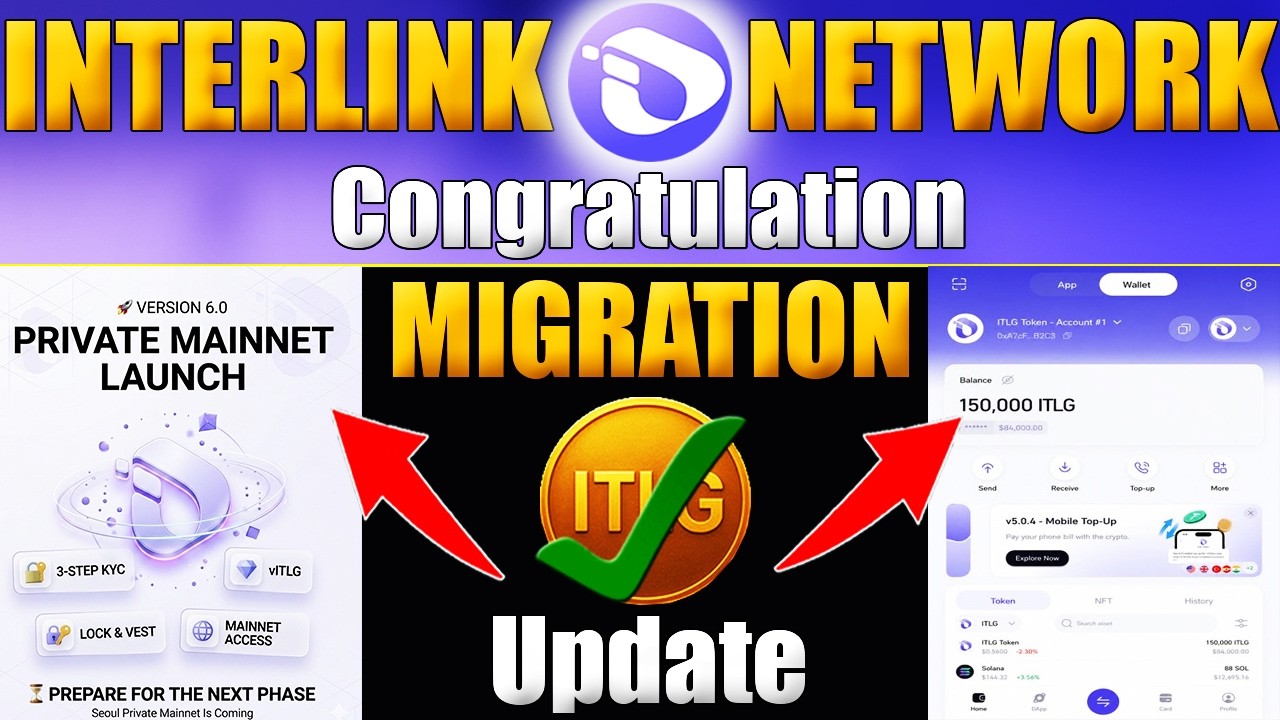 How to Verified ITLX Wallet in Interlink Network? | Last Step Before Verification & Migration!