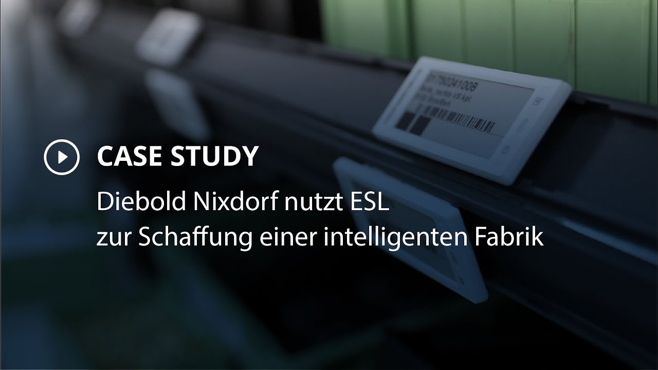 Wie Diebold-Nixdorf mit SOLUMs elektronischen Etiketten die Fabrik von morgen entwirft