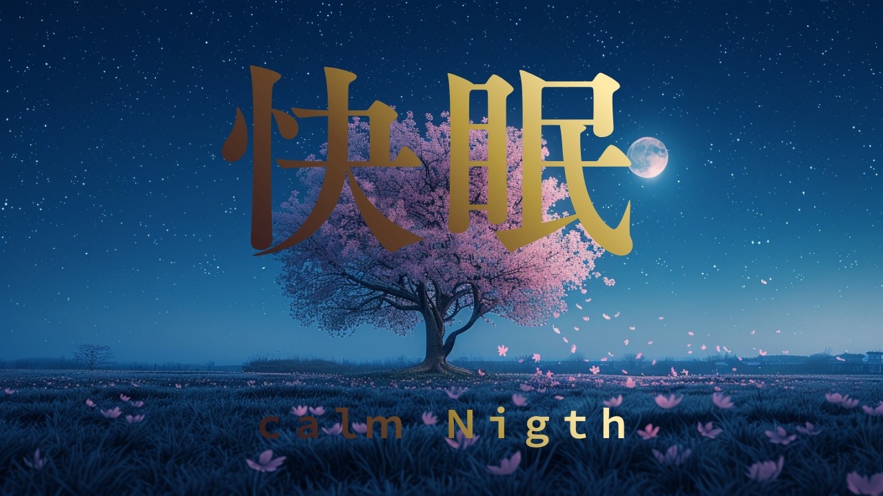 快眠×深い眠り　心が癒されてぐっすり眠れます　Calm　Night