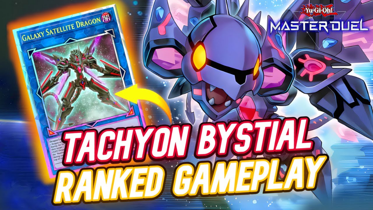 TACHYON Gameplay: Bystial Engine in Ranked!! [Yu-Gi-Oh! Master Duel]