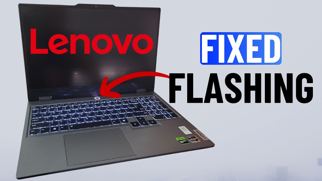 [FIXED] Lenovo Laptop Power Button Flashing But No Display