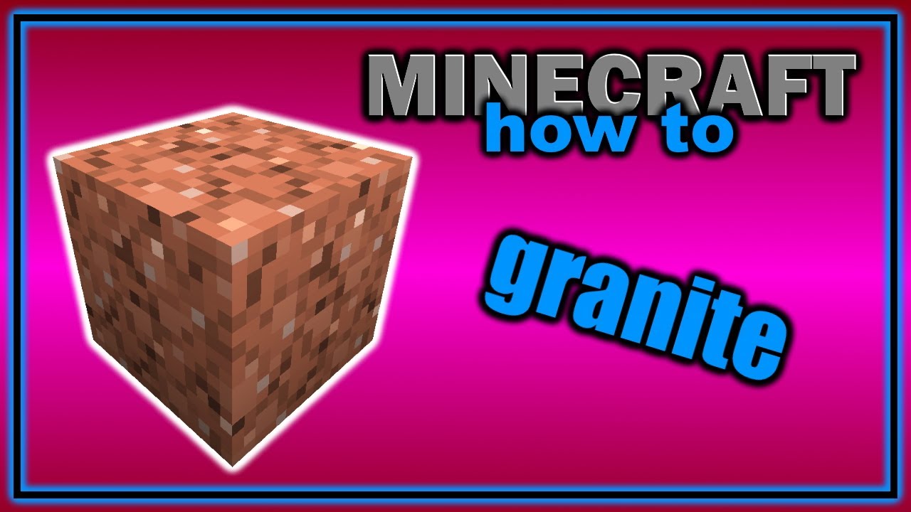 How to Find, Craft, and Use Granite! | Easy Minecraft Tutorial
