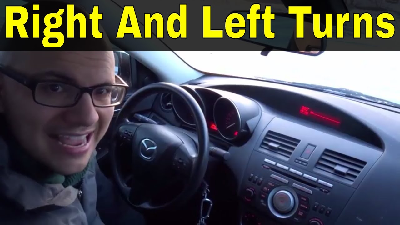 Right And Left Turns-Beginner Driving Lesson