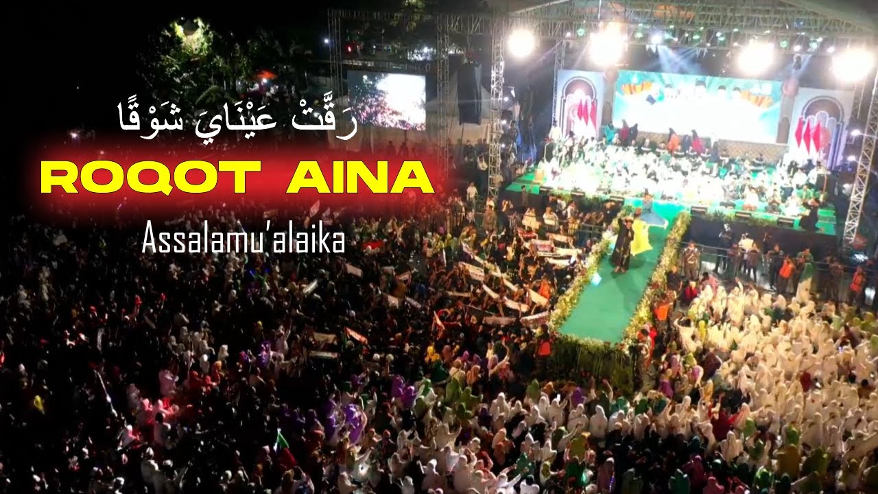 ROQQOT AINA ( Assalamu'alaika Ya Rosulalloh ) Versi Abah Ali Gondrong - MAFIA SHOLAWAT LIVE SIDOARJO
