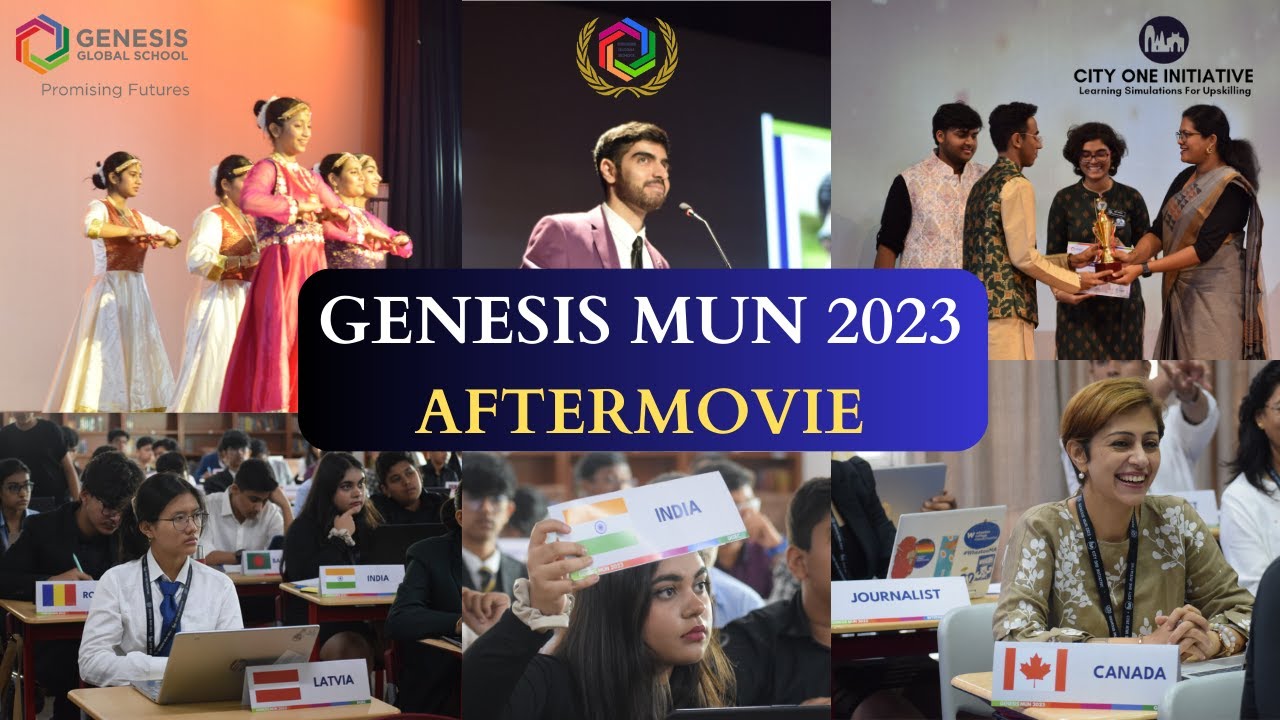 Genesis Model United Nations 2023 Aftermovie | Genesis Global School & City One Initiative