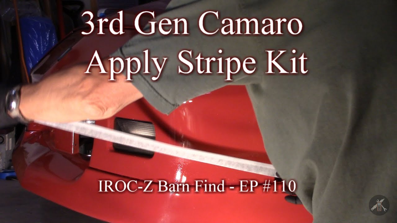 Installing a Stripe Kit - 3rd Gen Camaro IROC-Z