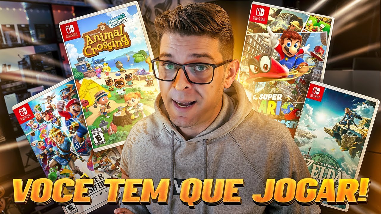 TOP 16 MELHORES JOGOS DO NINTENDO SWITCH para jogar AGORA!