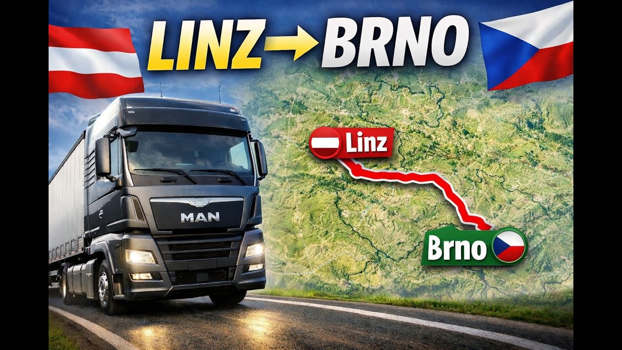 🚛 SPECIAL TRANSPORT! ETS2 | Delivery from Linz to Brno 🇦🇹➡️🇨🇿 (Austria) (Czech Republic)