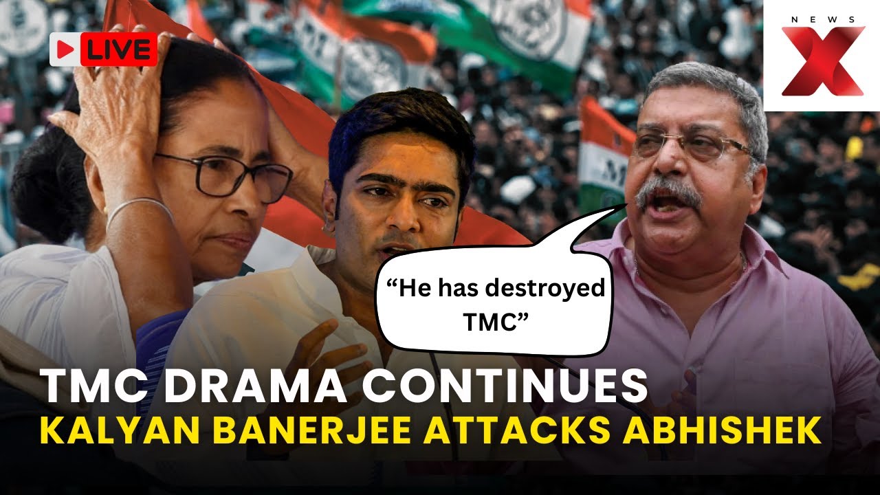 TMC Drama Live: Kalyan Banerjee&rsquo;s Explosive Attack On Abhishek Banerjee Shakes TMC | NewsX