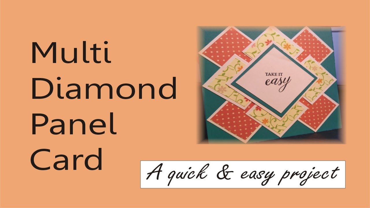 Multi Diamond Panel Card