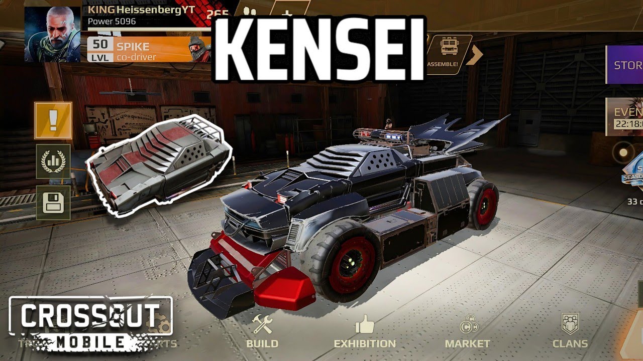 Relic Cabin Kensei • First Ever RELIC Cabin in Crossout Mobile! 😱