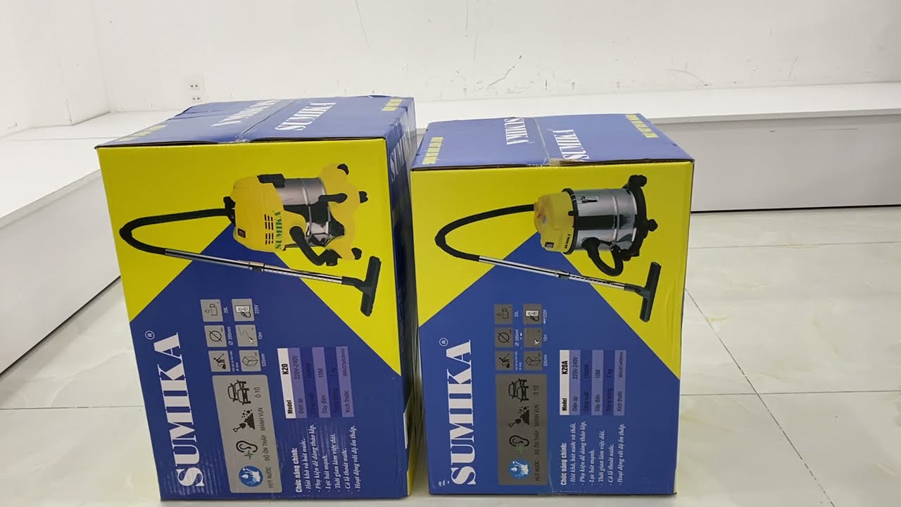 So sánh giữa máy hút bụi Sumika K20 và K20A