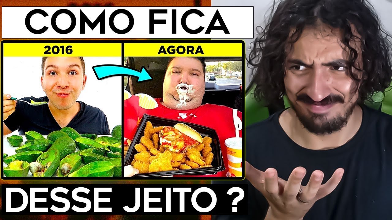 Mukbangers Que Mudaram MUITO - Fala Serio | Leozin React