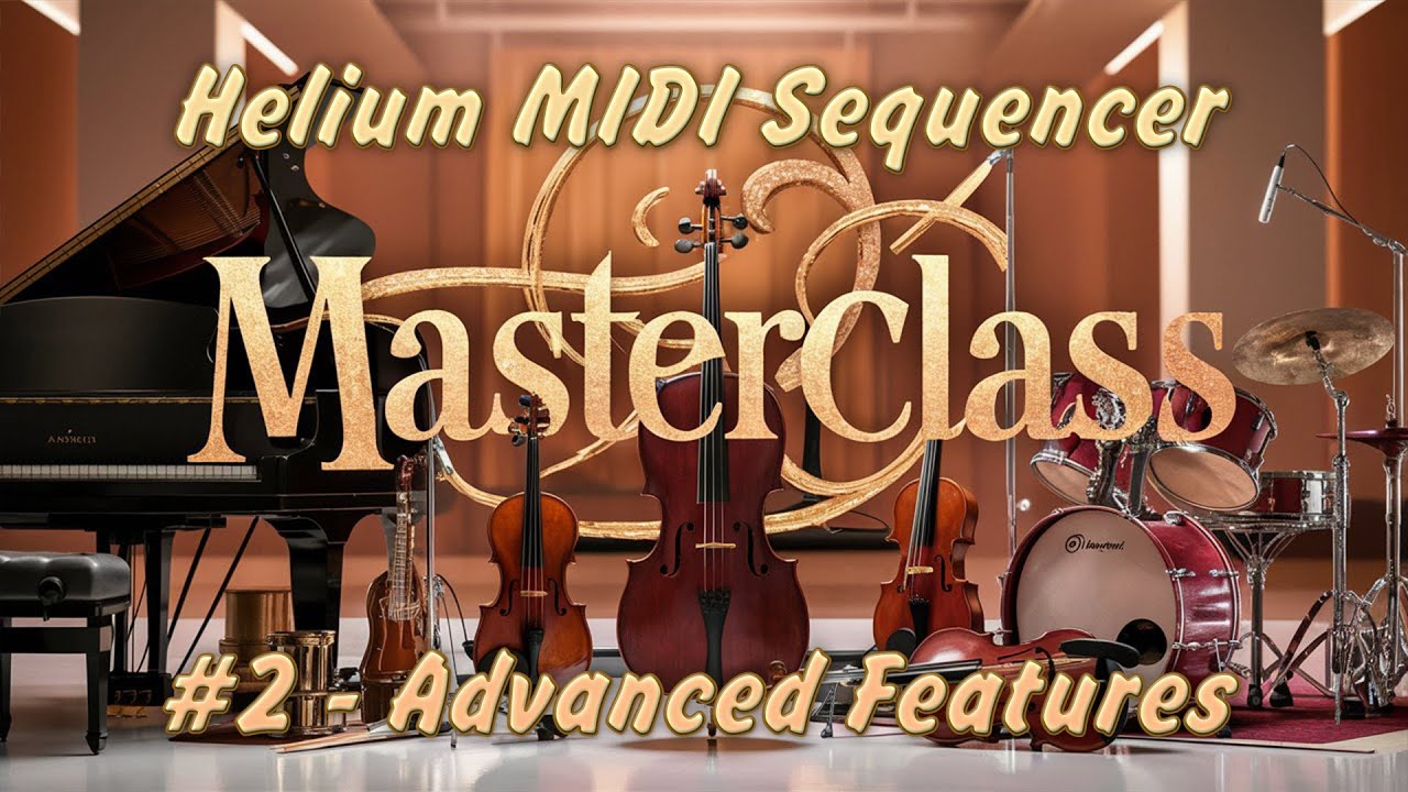 Helium MIDI Sequencer -  MasterClass #2 - Advanced Features