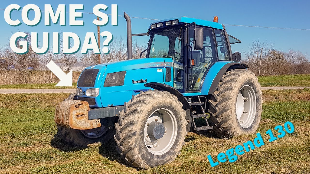 Let's drive Landini Legend 130 Turbo (ENG.SUBS) [FHD][GoPro]