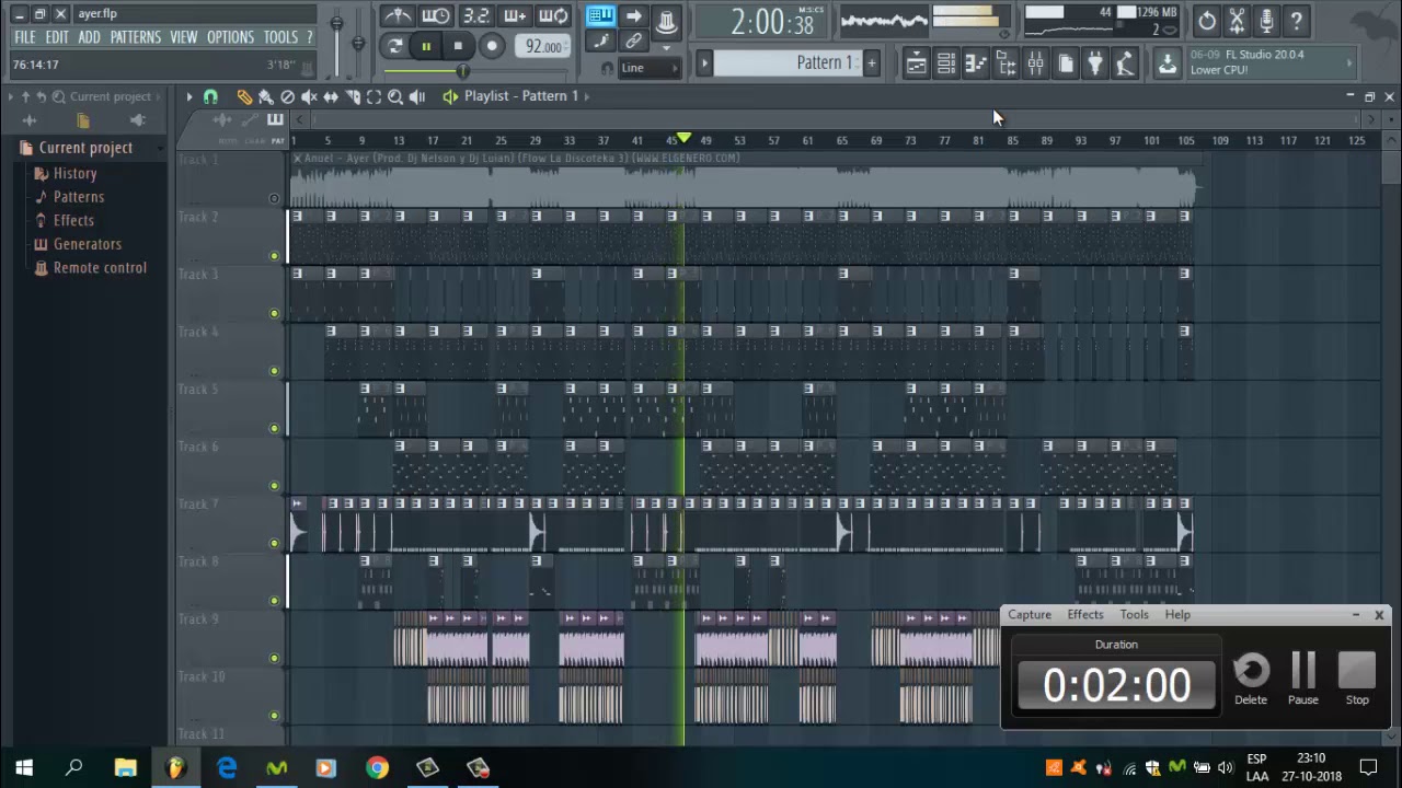 Ayer - Anuel AA (Remake/Instrumental)