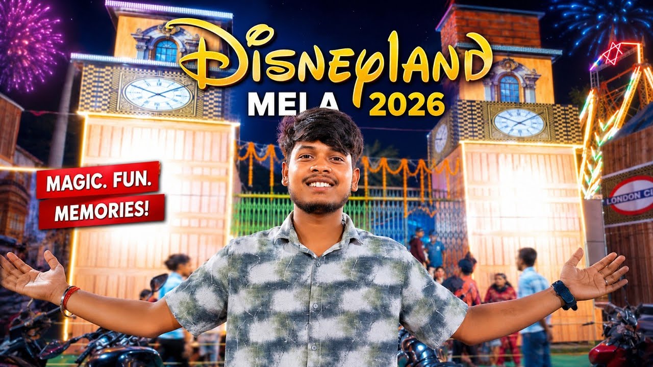 🏰 Disneyland Mela 2026 Hazaribagh Jharkhand 🎡 | बच्चों और Family का Favourite Mela 👨&zwj;👩&zwj;👧&zwj;👦