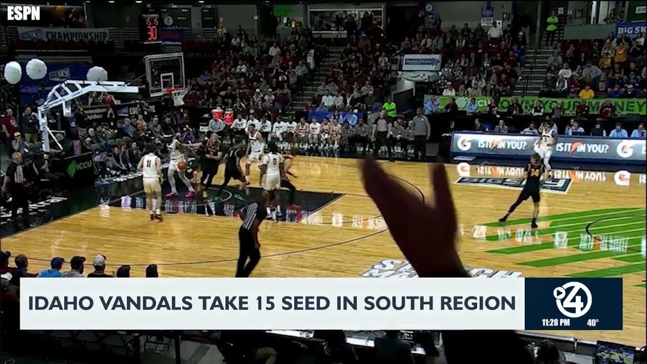 Idaho Vandals take 15 seed in South region