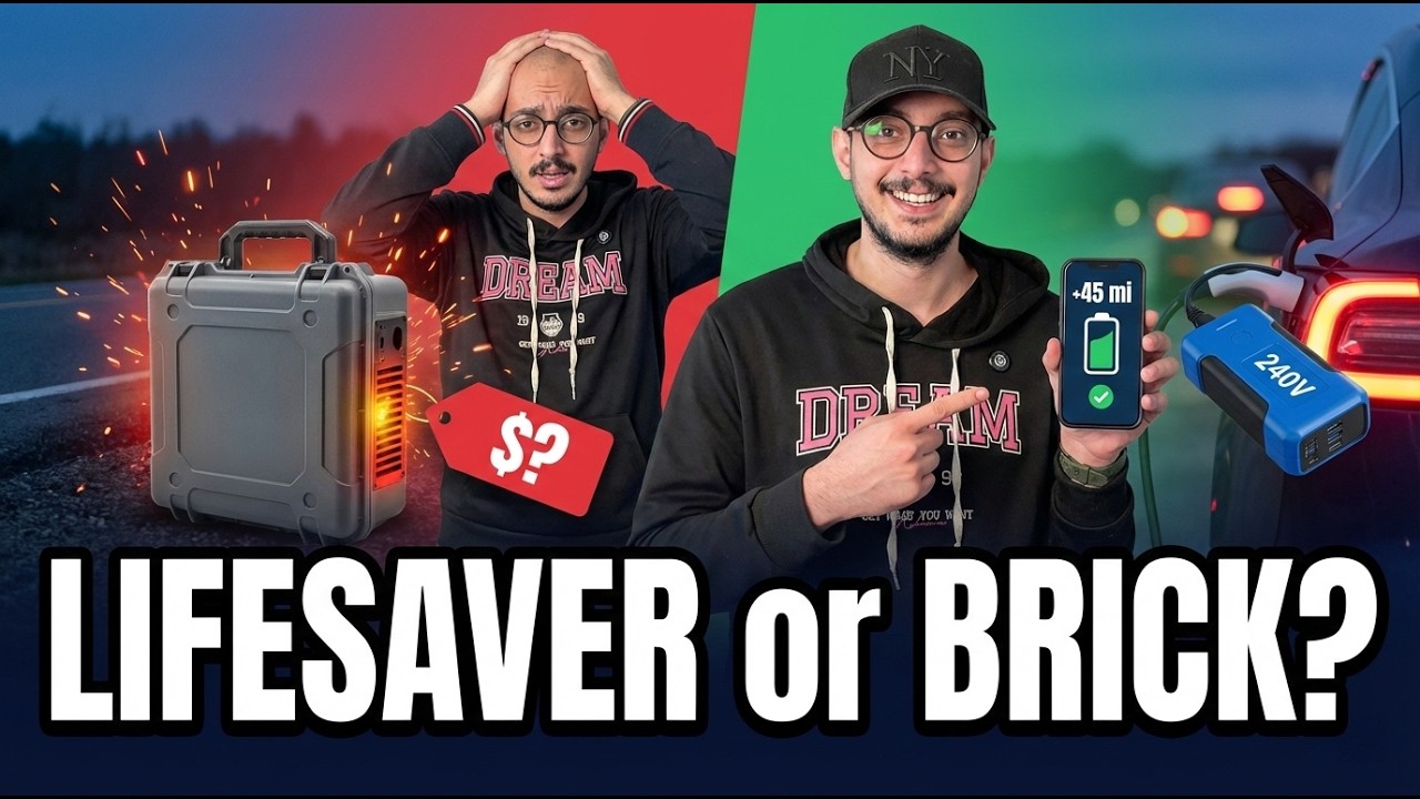 Portable EV Charger — Lifesaver or Expensive Brick?