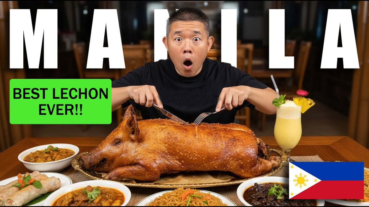#1 LECHON in Manila Philippines 🇵🇭🤯 Mind Blowing Experience!