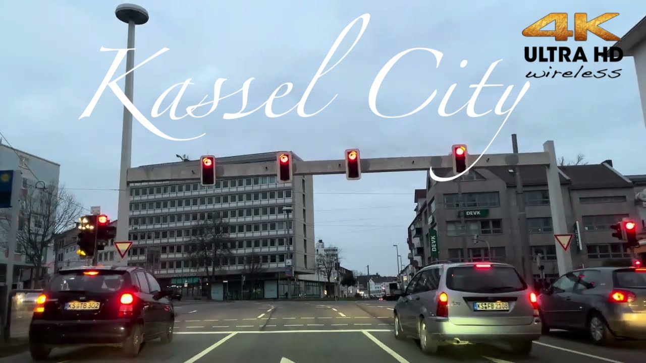 [4K HDR] Kassel City Germany 🇩🇪 Driving Tour. Beautiful Place to visit