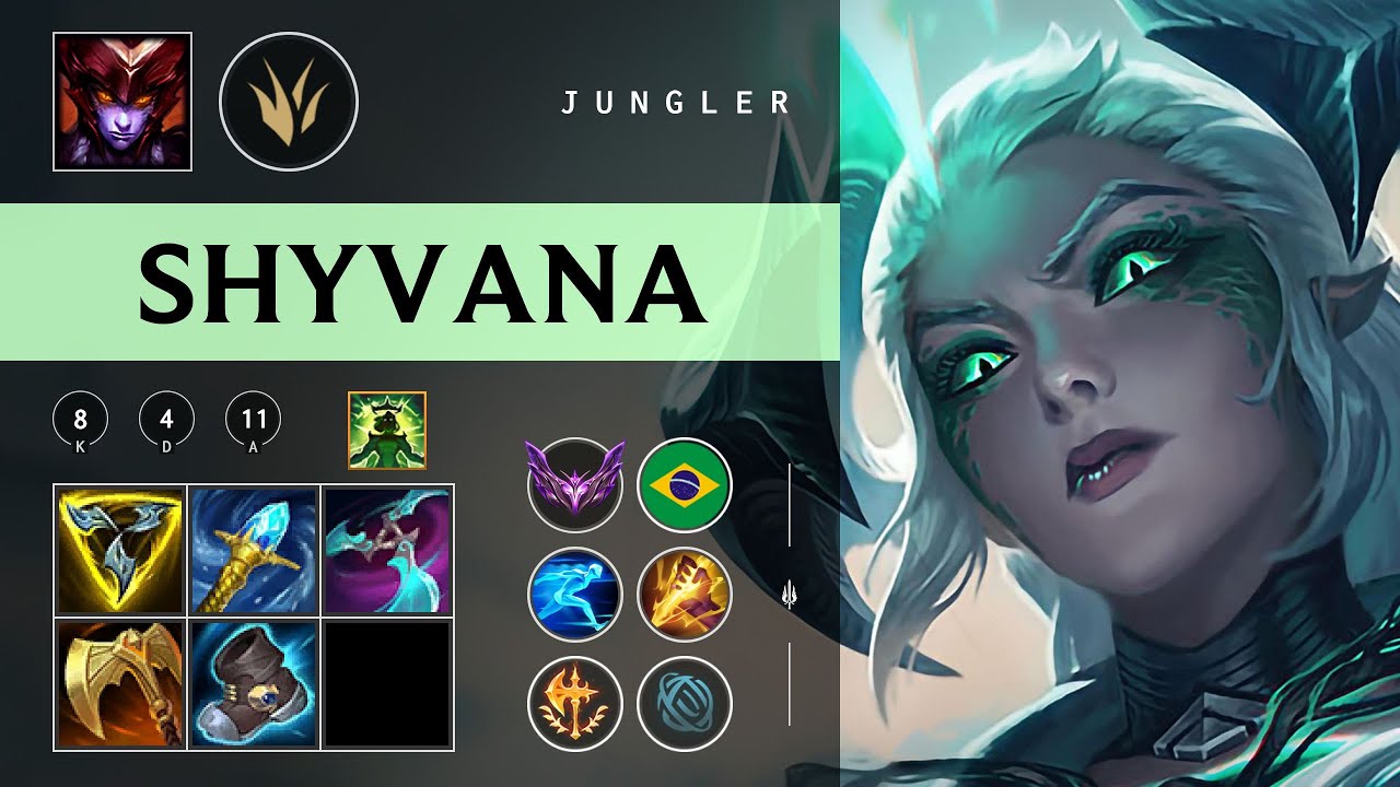 Shyvana Jungle vs Malphite - BR Master Patch 26.01