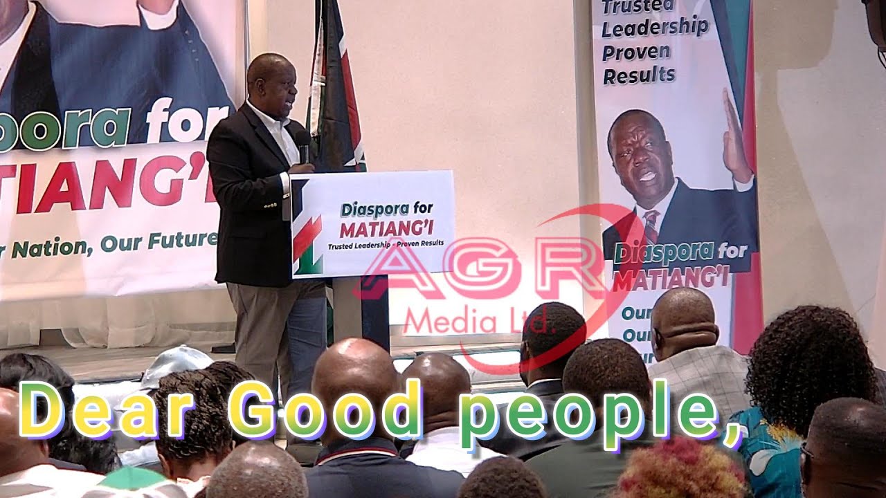 Dr. Fred Matiang’i 's Long awaited Speech in Dallas Fort Worth, Texas