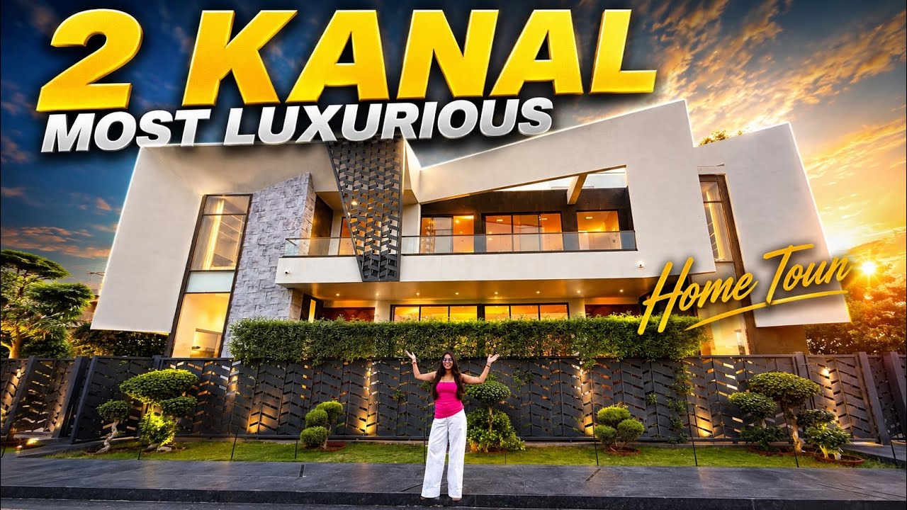 Inside Tour a Brand New Luxurious 2 Kanal 8 BHK Duplex House Design | 1000 Gaj House Sale in Mohali