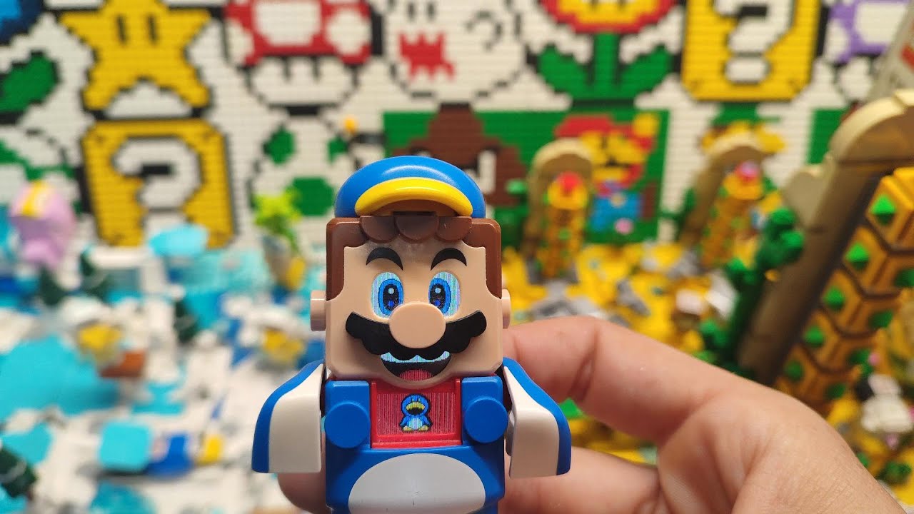 LEGO Mario Penguin New Special Speedrun double Level MOC | How to make LEGO Super Mario Level