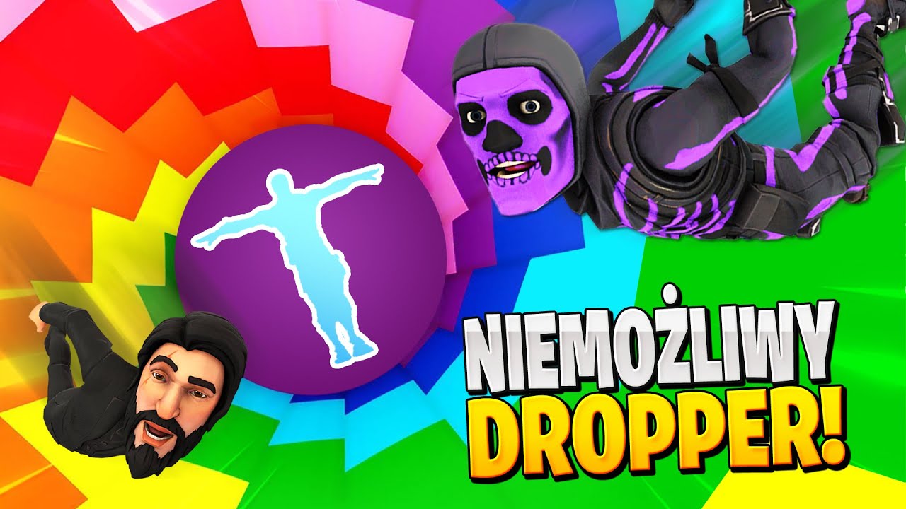 NIEMOŻLIWY kolorowy DROPPER w Fortnite ... (1000IQ!)