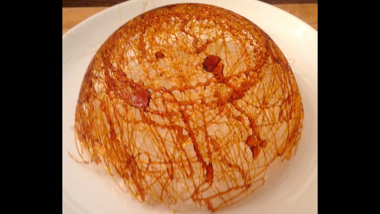 Easy Caramel Garnishes &ndash; Cages, Domes & More