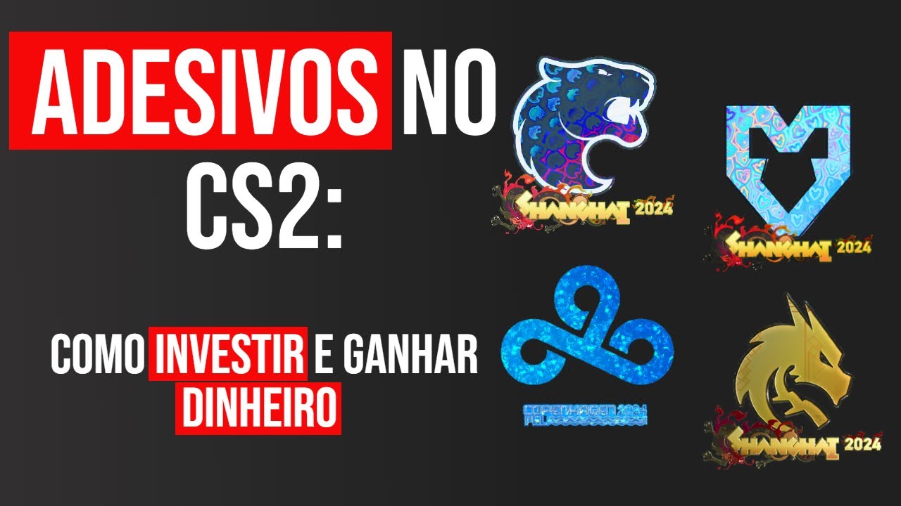 Adesivos no CS2: Como Investir e Ganhar Dinheiro Rápido! 📈 #cs2 #counterstrike2 #games