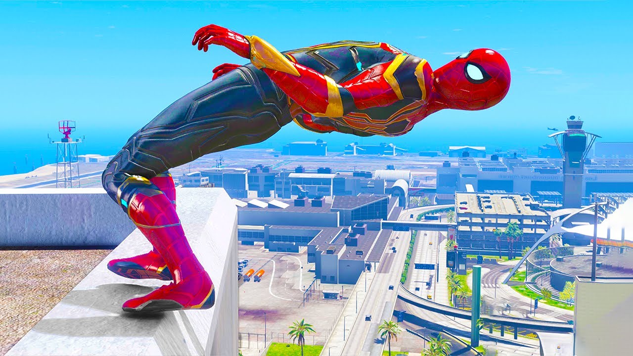 GTA 5 Falling off Highest Buildings #38 - GTA 5 Funny Moments & Fails, Gameplay