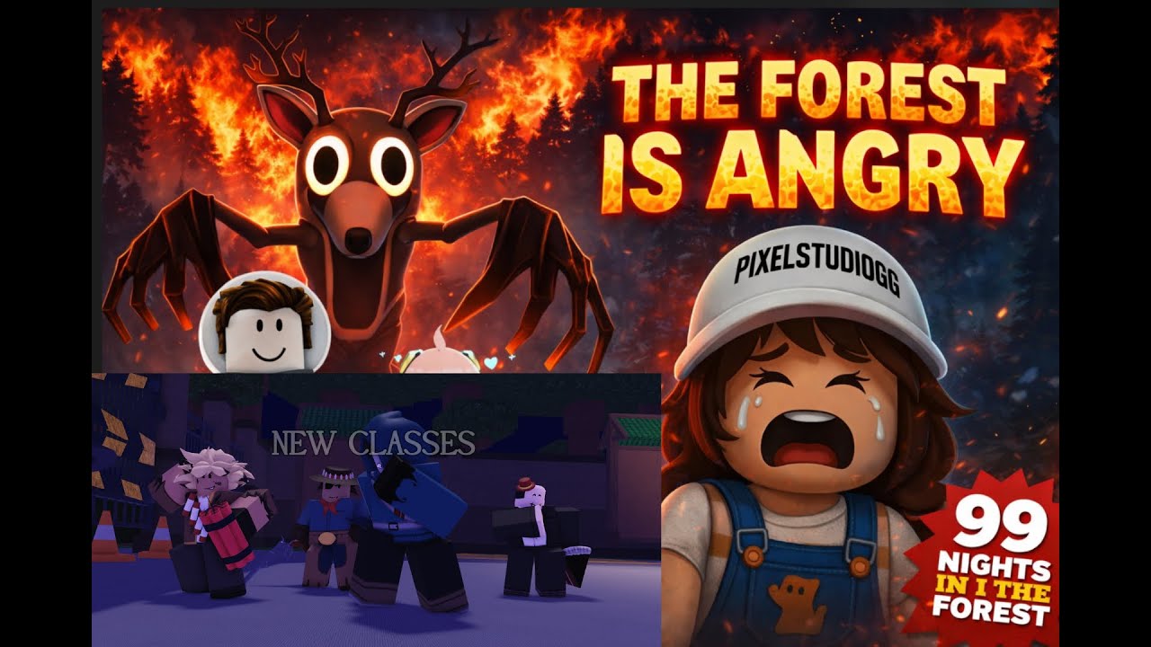 99 Nights in the forest LIVE | Roblox | BMG POV | 120| 🔴 #roblox #99nightintheforest