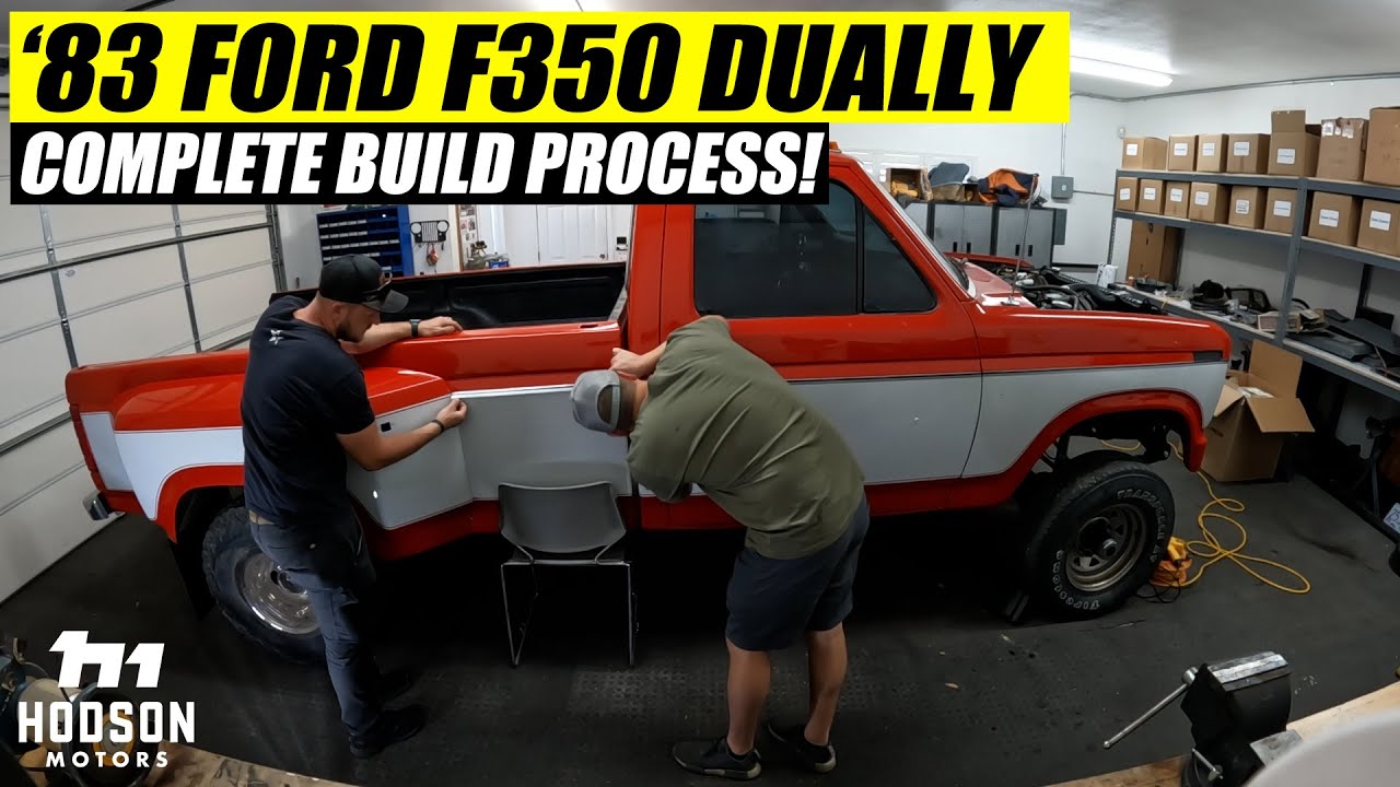 Building our Dually Bullnose Ford! | Turbo, Stereo, Lift Kit, Wheels/Tires & MORE!