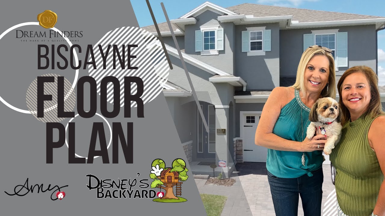 Custom Everything In a Production Home | Dreamfinders Floor Plan Tour | Biscayne | Amy Kidwell
