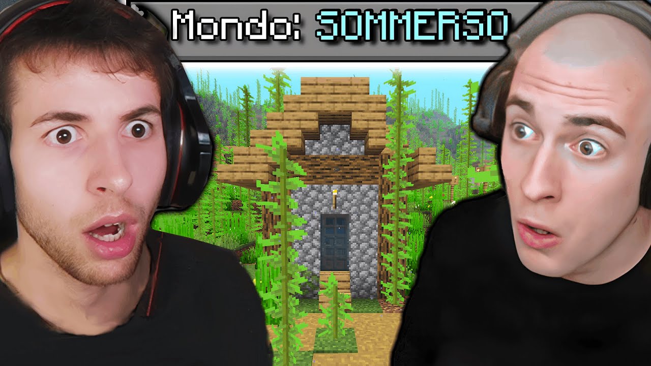 ENNESIMO E LOLLOLACUSTRE IN MINECRAFT, MA IL MONDO E' SOMMERSO!