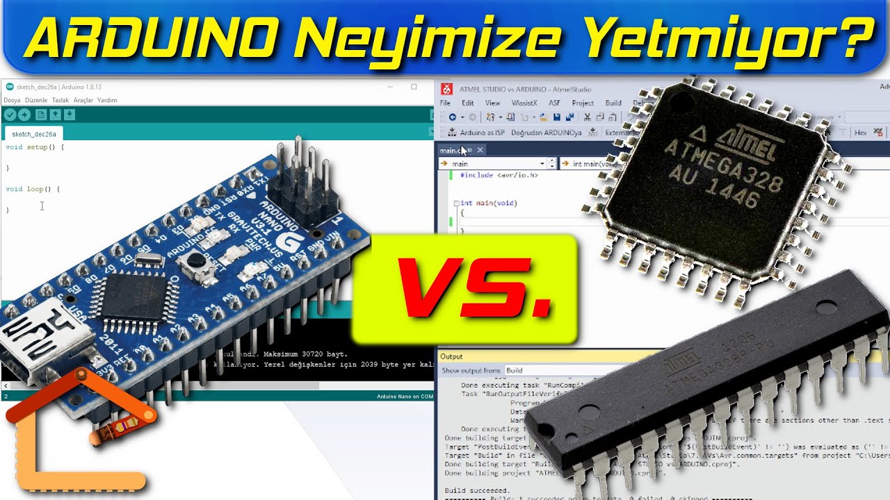 Arduino Neyimize Yetmiyor? Arduino vs. Atmel Studio (Detaylı Karşılaştırma) #5