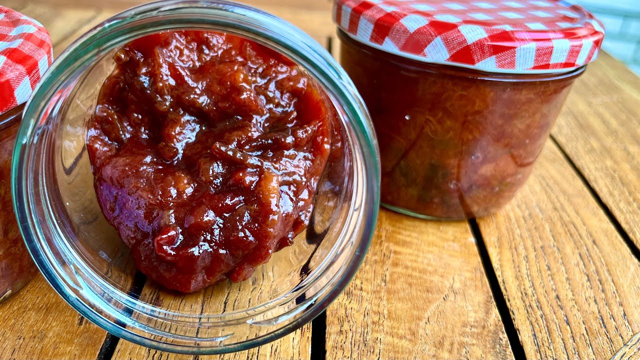 Pflaumenmus selber machen, Rezept, Zwetschgenmus, Powidl, Zwetschgenr&ouml;ster, Zwetschkenr&ouml;ster