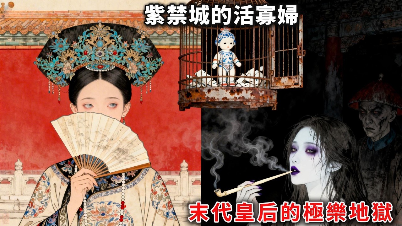 末代帝后的生理與心理深淵：在沒有正常男人的紫禁城，婉容是如何在鴉片與太監的慰藉中走向毀滅的？ | 睡前歷史故事