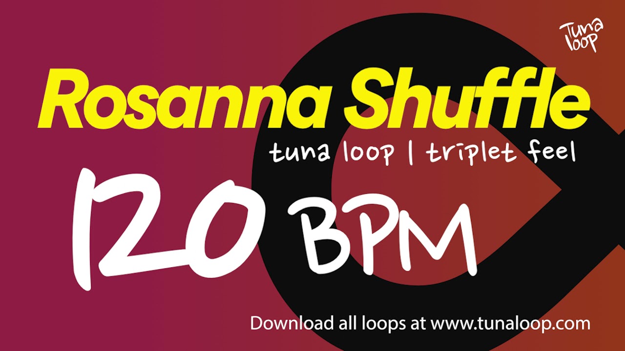 Rosanna Shuffle 120 BPM | Half Time Shuffle by Jeff Porcaro | TOTO Rosanna Backing Track